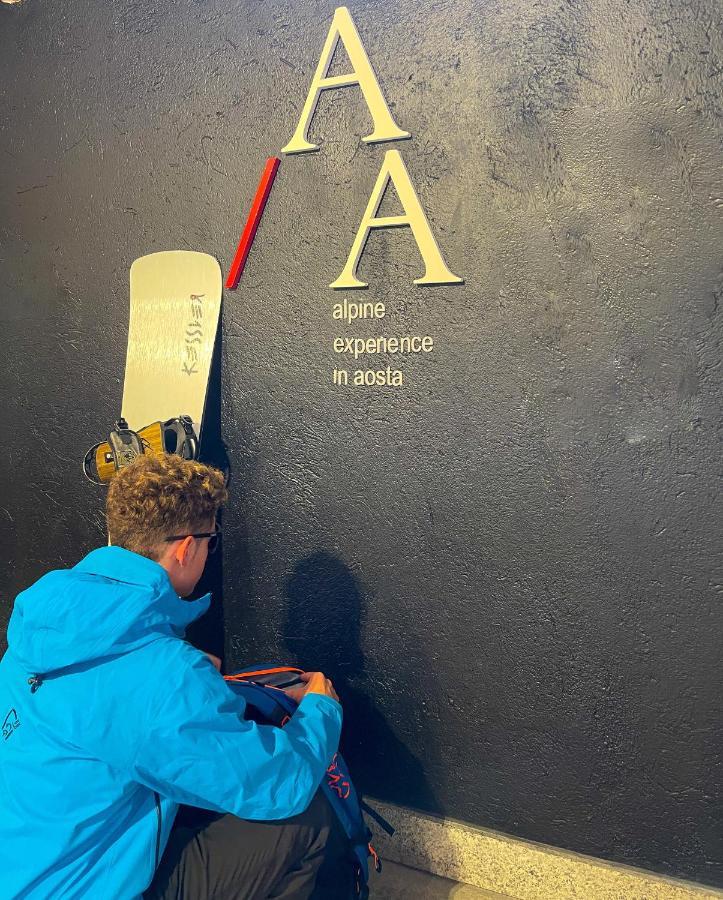 Alp Apartments Ski & Bike - Tourneuve5 奥斯塔 外观 照片