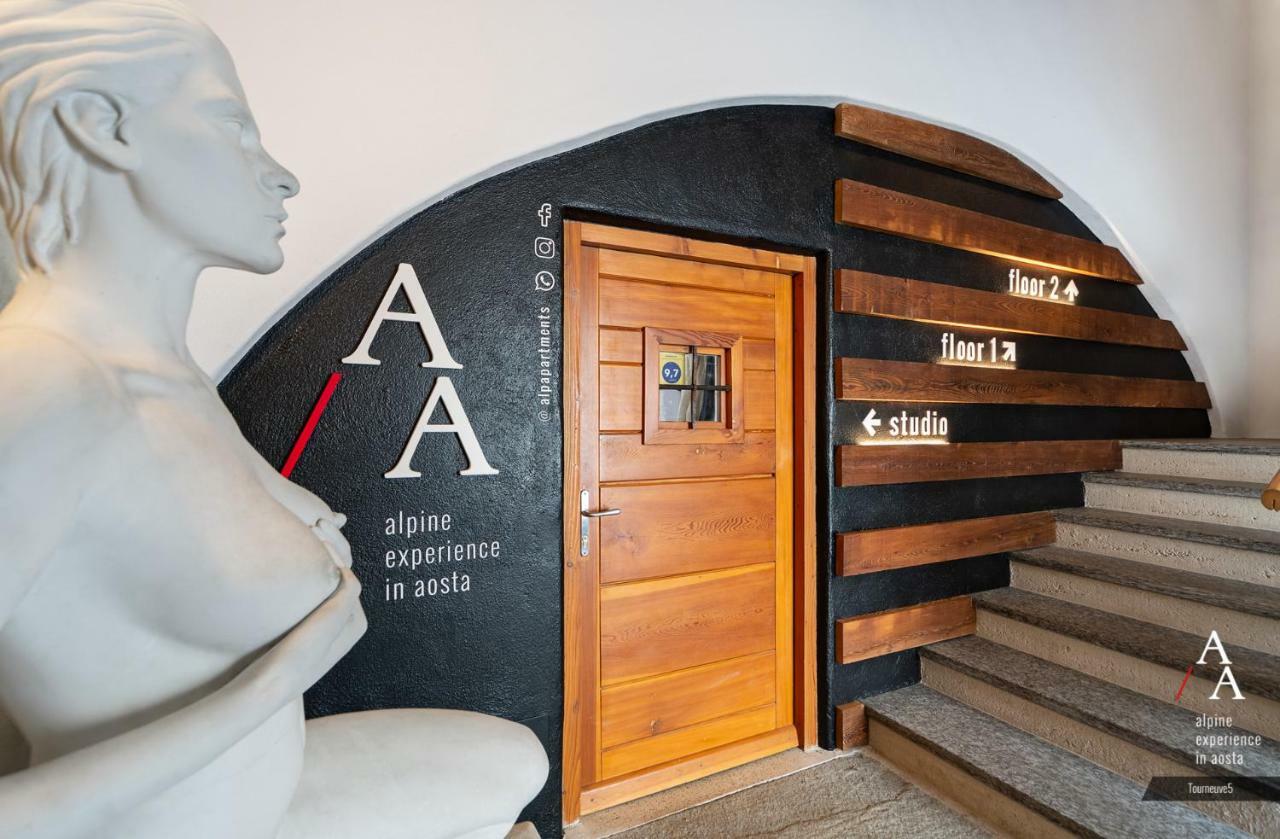 Alp Apartments Ski & Bike - Tourneuve5 奥斯塔 外观 照片