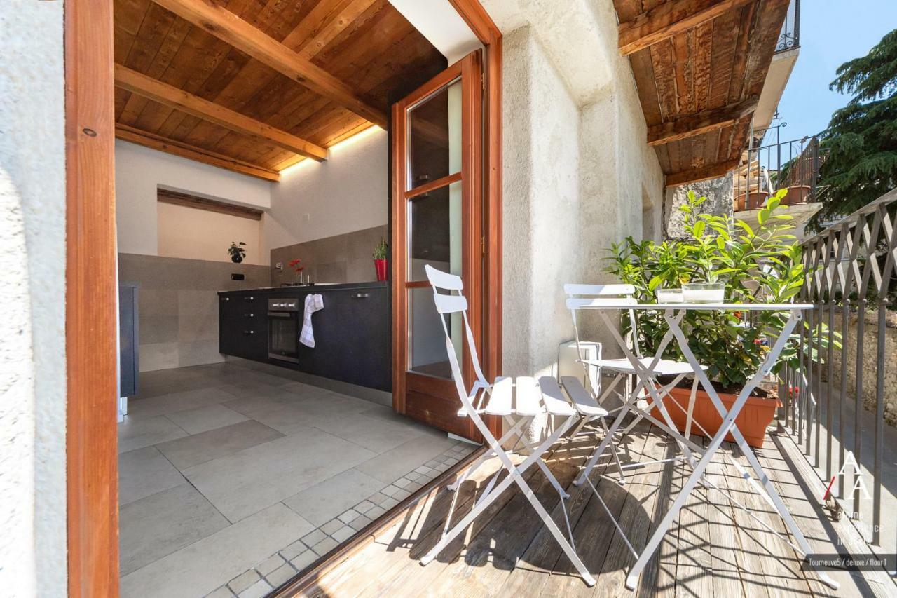 Alp Apartments Ski & Bike - Tourneuve5 奥斯塔 外观 照片