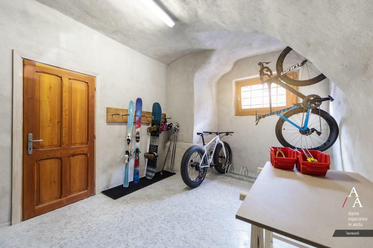 Alp Apartments Ski & Bike - Tourneuve5 奥斯塔 外观 照片