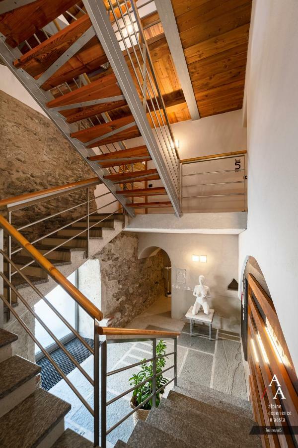 Alp Apartments Ski & Bike - Tourneuve5 奥斯塔 外观 照片